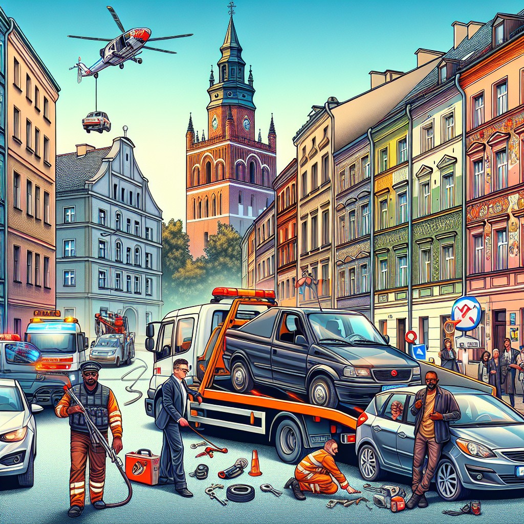 Holowanie Sieradz – jak wygląda proces zgłoszenia?